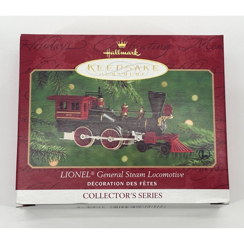 2000 Hallmark Keepsake Christmas Ornament Lionel‎ General Steam Locomotive